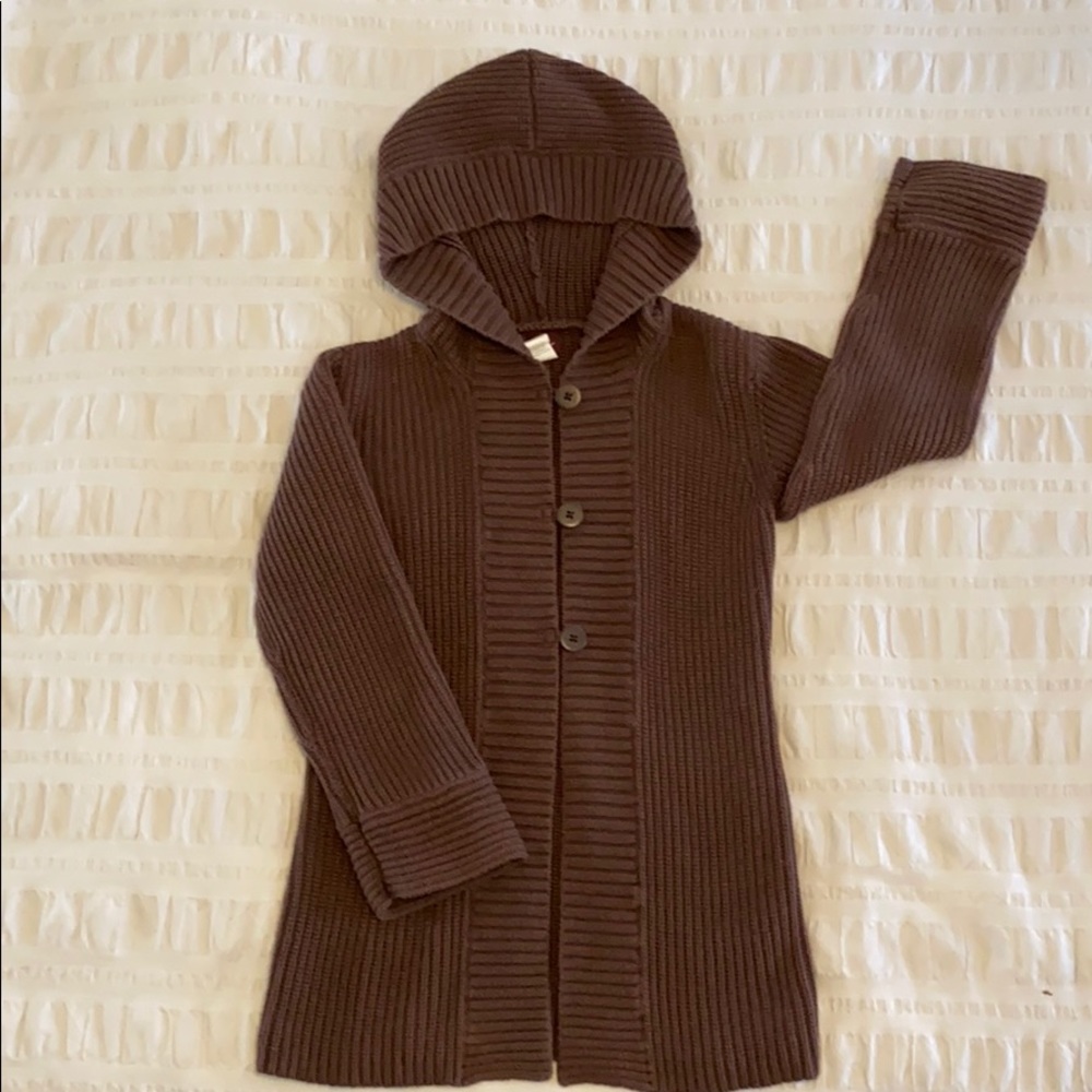 Tea Collection kimono hooded sweater Size 6